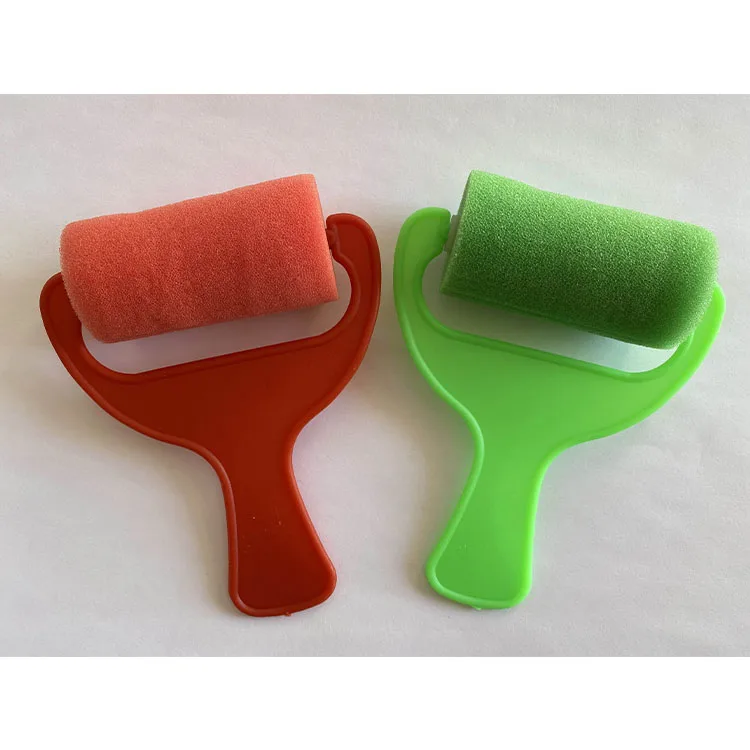 Technical Factory Proper Price  Sponge Paint Set Children Art Craft Foam Brush DIY Roller