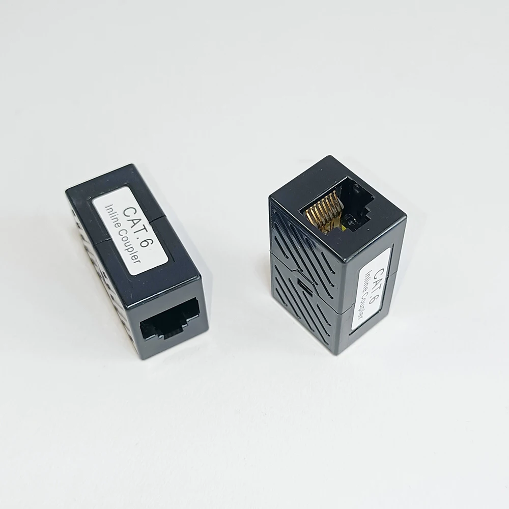 5pcs Rj45 Inline Coupler Female High quality Cat6a Cat6 Cat5e Ethernet Lan Network Cable Adapter Converter Connector