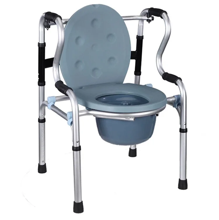 Walker with commode Chinese Manufacturer Hospital Lightweight Adjustable Bath Chair Shower Bench with back