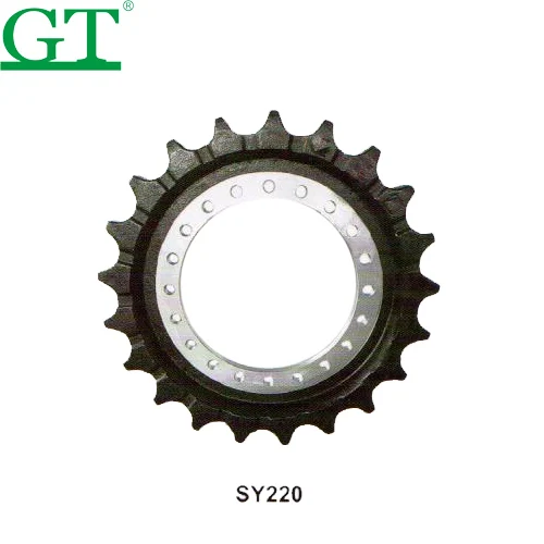PC400-6/SY460 Undercarriage Parts Roller Chain Sprocket for Excavator