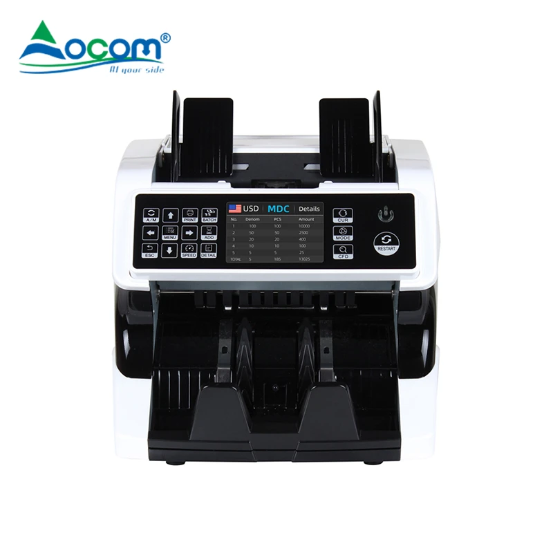 OCBC-920 OCOM Auto Currency Identification Mix Value Counting Dual CIS Currency Value Counter