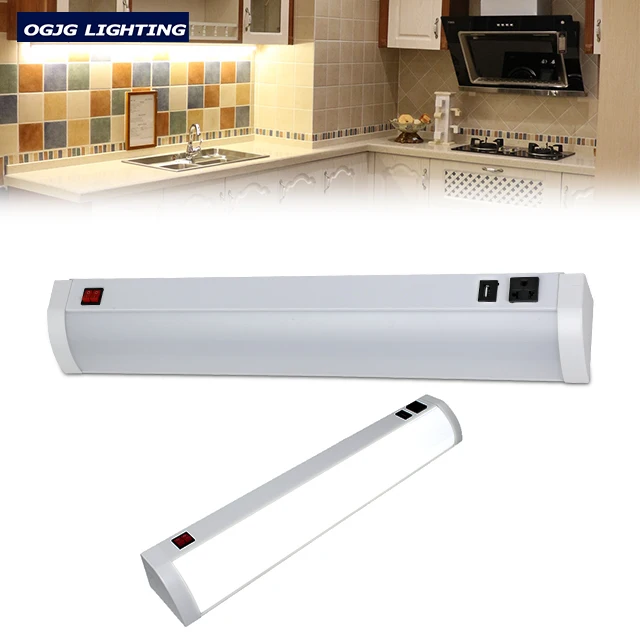 OGJG ETL aluminum profile dimmable kitchen under cabinet 2ft 3ft 4ft 5ft motion sensor wall mounted LED linear light