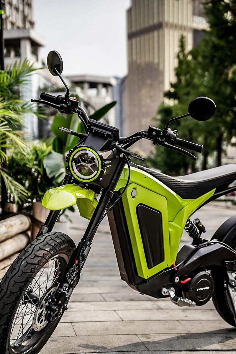 Factory Price Central Motor Electric Racing Motorcycle Dirt E-Bike 320Nm Torque With 72V45Ah Lithium Battery Wholesale