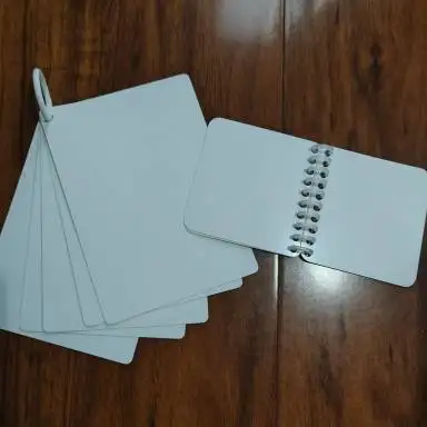 Personalized white plain PET Film board baby flip book sublimation blanks baby board books