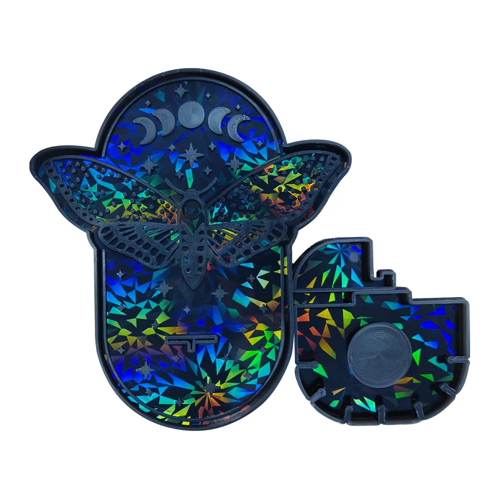 Cat, owl, snake  handmade animals shaped candle holder resin molds siliconeHandicrafts candlestick holographic mold DIY