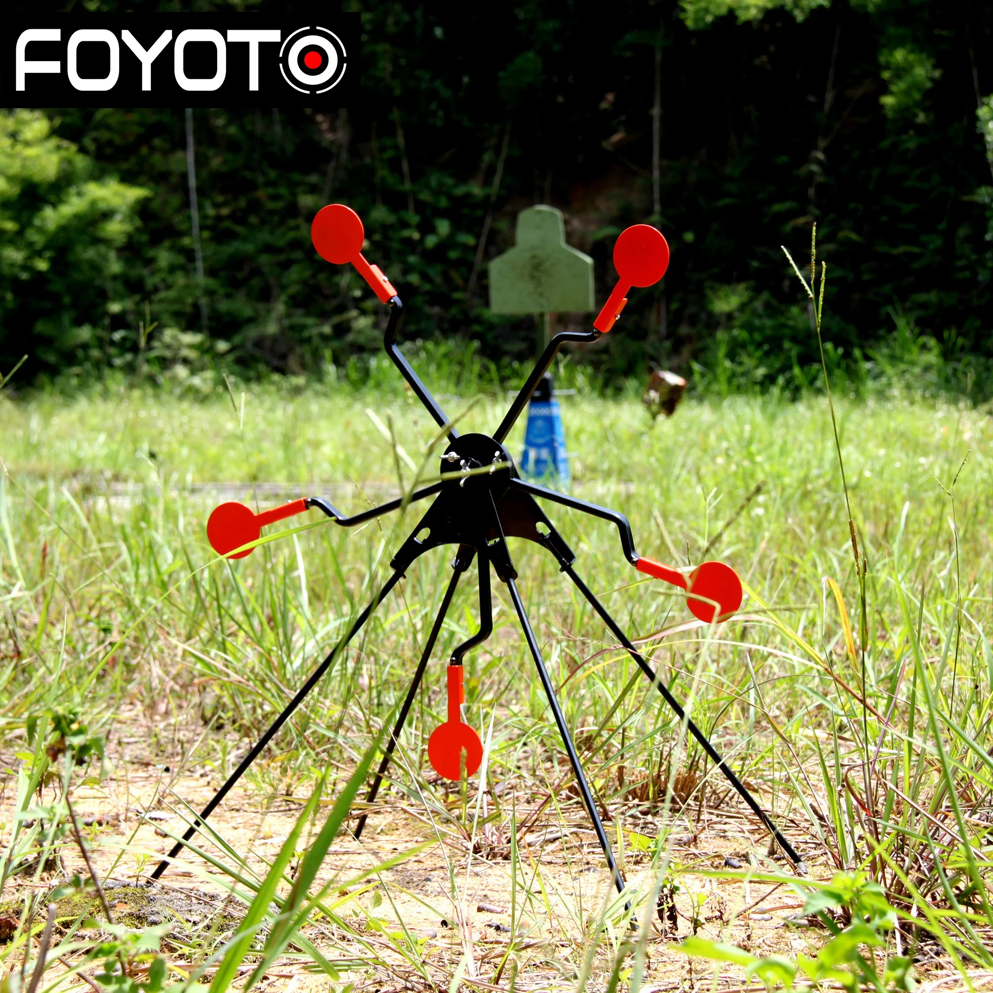 Ferris Wheel spinner steel shooting targets for outdoor BB pellets shooting practise