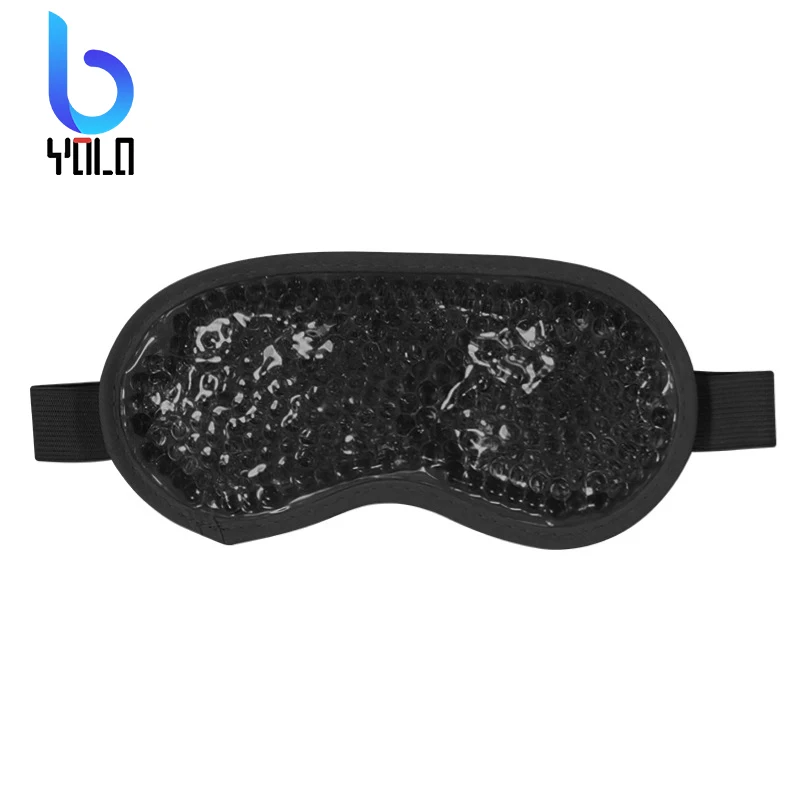 Soft fabric ice packs cool gel eyes cold sleep eye mask