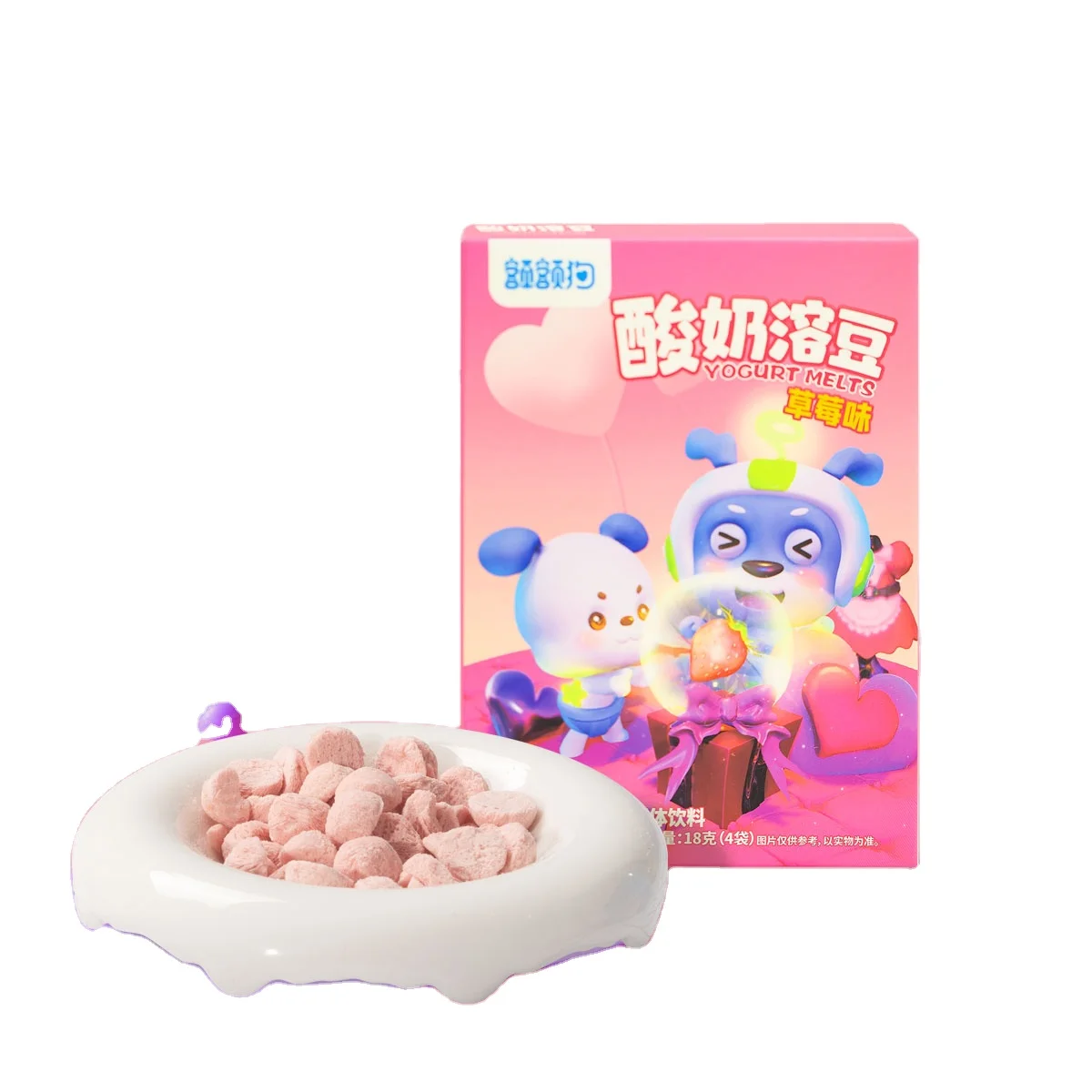 Yogurt Melt In Strawberry Blueberry Mango Kiwi Fruit Pineapple Original Freeze-dried Yogurt