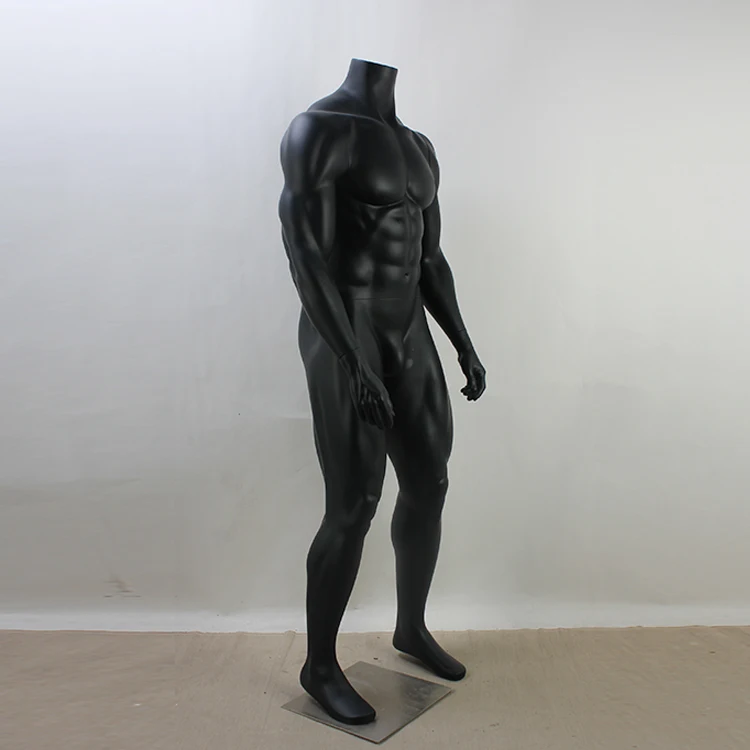 Fashion Muscular Men Suit Headless XL big size muscle standing male mannequin