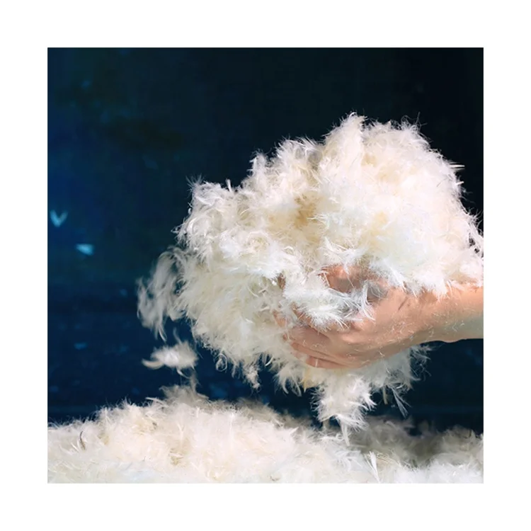 
Factory Wholesale Comfortable Soft Down Filling Material Washed 50% Pure White Duck Down Feather 