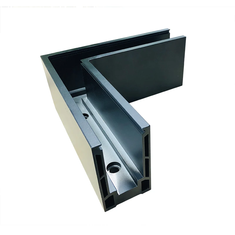 New style aluminum u channel for glass railing swimming pool support customization u channel for glass railing