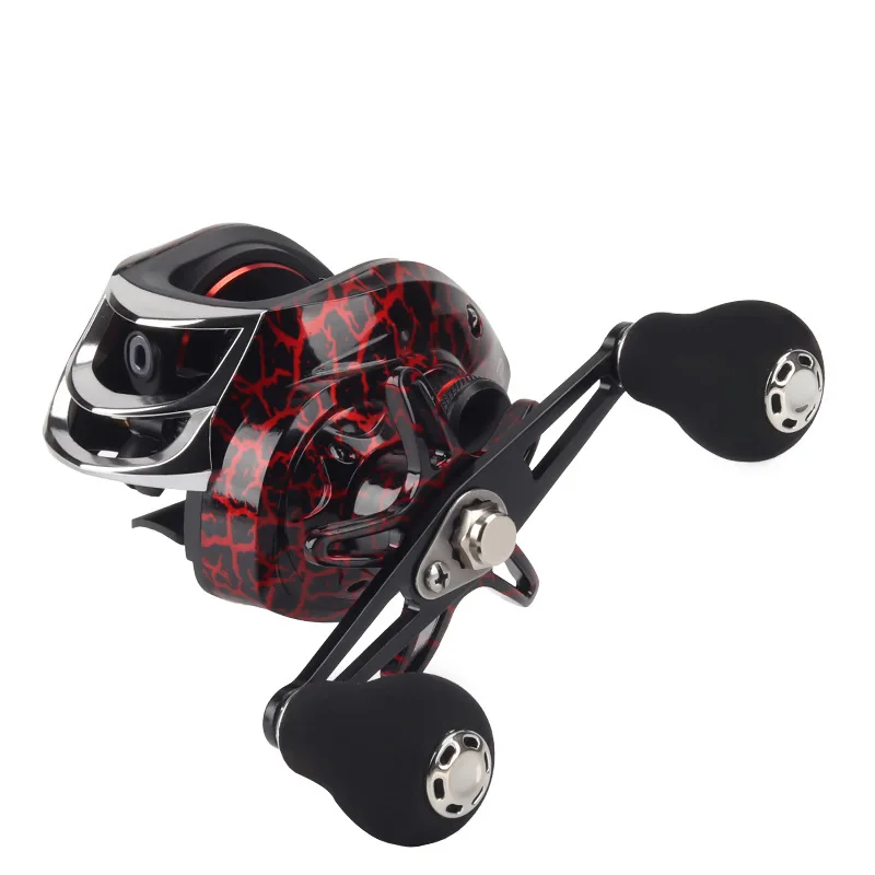 Red 3+1BB Special Offer Cheap Chinese Wholesale Murah Low Profile Baitcasting Bait Casting Fishing Reel 7.1:1