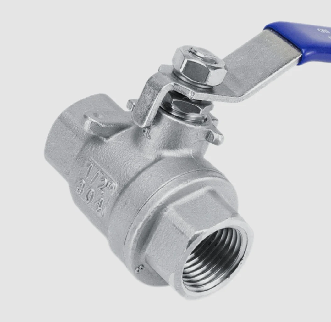 Wholesale 316 Stainless Steel ball Valve 2-Piece High Flow Female Threaded Manual Valve 304 Floating Threaded Ends Ball Valves