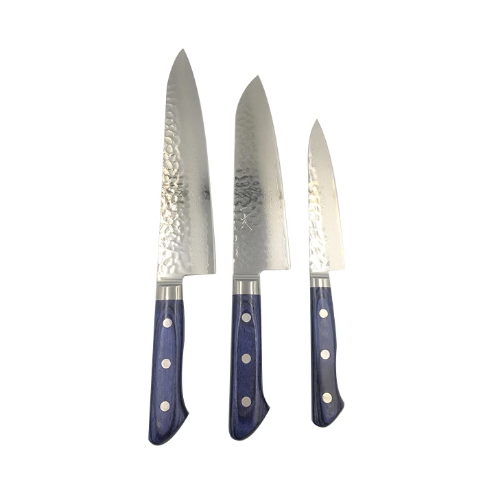 Japan accessories stainless steel hammered damascus cook knives kitchen material VG-10 blade