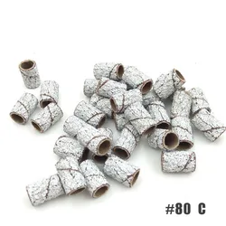 100 шт./компл. шлифовальные ленты для дизайна ногтей с оправкой, инструмент для маникюра и педикюра, дрель для ногтей, аксессуары, инструменты для удаления геля