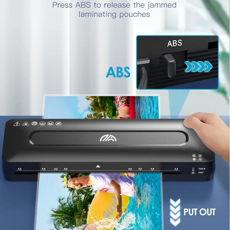 Customization OEM Photo Heat Press Laminating A3 Hot Cold Film Laminating Electric Lamination Machine