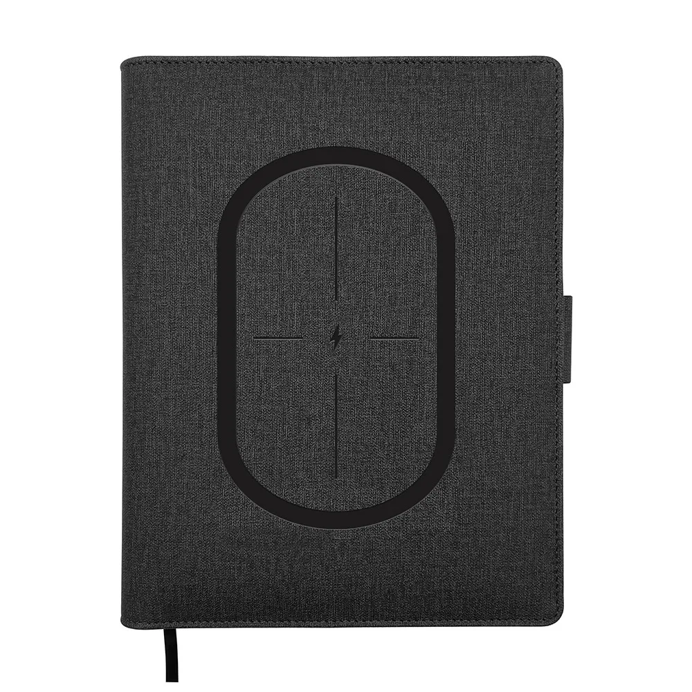 Luxury business smart notebook with pen Classic Agenda diary notebook with power bank and usb flash drive inteligents OEM gift