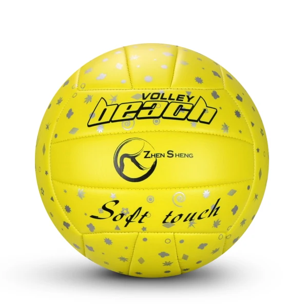 Zhensheng Promotional season sales exercise Colorful machine stitched Volleyball Ball Beach ball