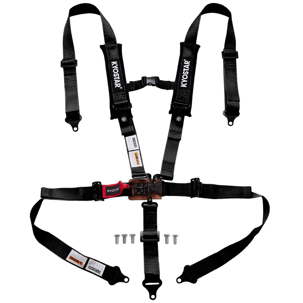 2 Inch Latch and Link KYOSTAR Universal Racing Seat Belt 5 Point Harness Car Safety Harness Belts