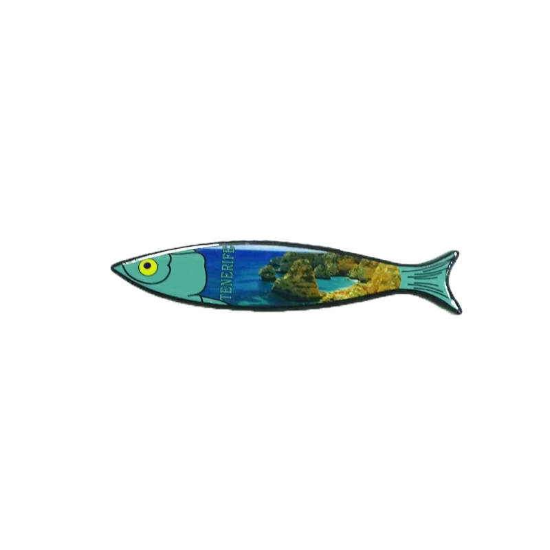 Modern Ceramic  Magnet Fish Shape Fridge Magnet Souvenir Gifts Souvenir Gifts Home Decor