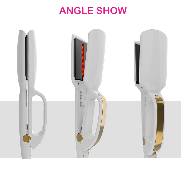 Professional Titanium Hair Iron Straightener With LCD Flat Irons Wholesale Private Label Customize Hair Straightener