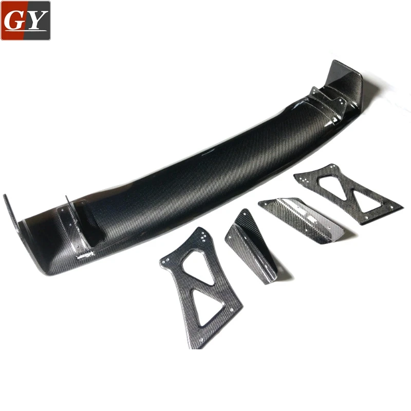 CARBON FIBER VRS EURO EDITION STYLE GT WING 1600MM (TYPE-1 EXCLUSIVE MOUNT = BLACK FRP) FOR MITSUBISH 08-16 EVO 10