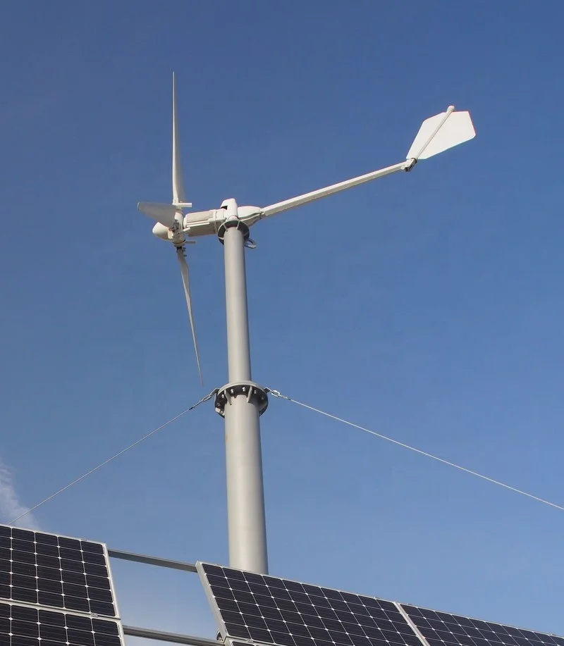 Pitch controlled domestic wind turbine 2kw 2000w with RPM or wind speed control system