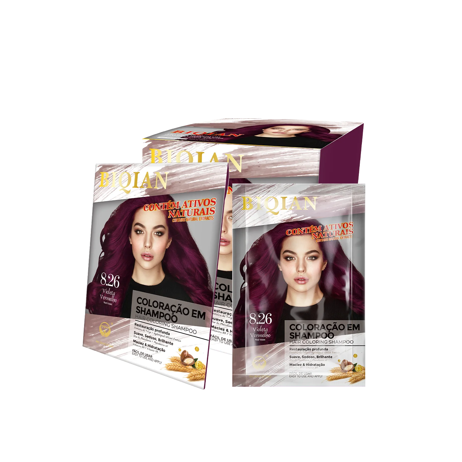 BIQIAN HAIR COLORING SHAMPOO 30ML