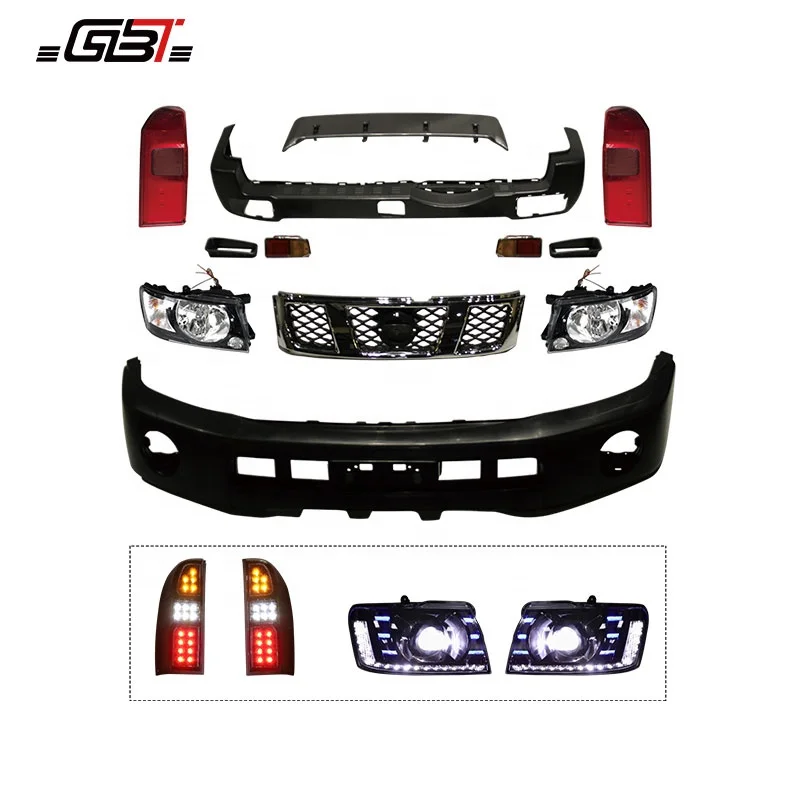 GBT body kit with front&rear bumper and grilles head light years 2008-2012 for Nissan Patrol V-tech Model