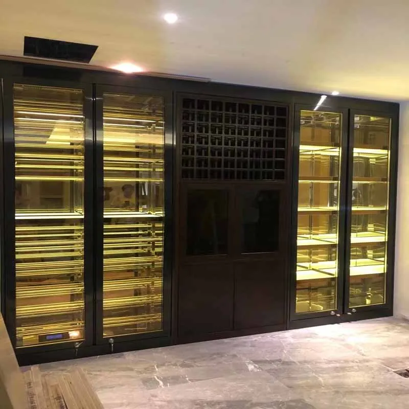 Многослойная Нержавеющая Сталь Роскошный винный шкаф