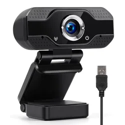 Full 1080P Web Camera USB Driver Free Network Live Online Class Video Conferencing Streaming Recording HD Webcam with Microphone