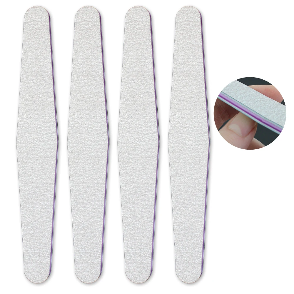 Professional Wholesale Korean Sandpaper Nail Files Custom Double Side Disposable Nail Files 100/180