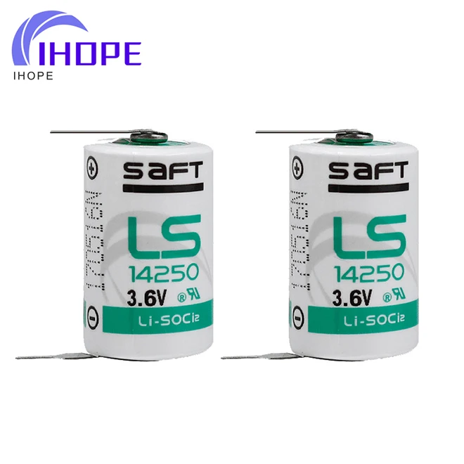 Литиевая батарея Saft LS14250 3 6 В 1/2 AA 1/2AA с новейшей датой