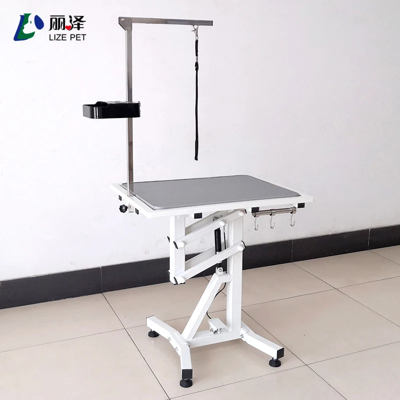 LIZE PET hot sale small animal pneumatic lifting pet grooming table for pet cats Small dog beauty table cat table