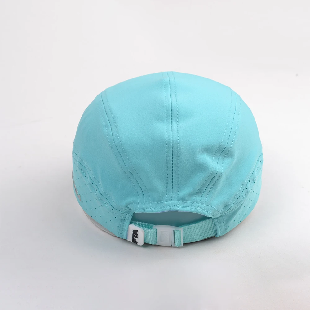 Custom 5 Panel Performance Running Hats For Men Women Quick Dry waterproof laster cut Sports Baseball Cap