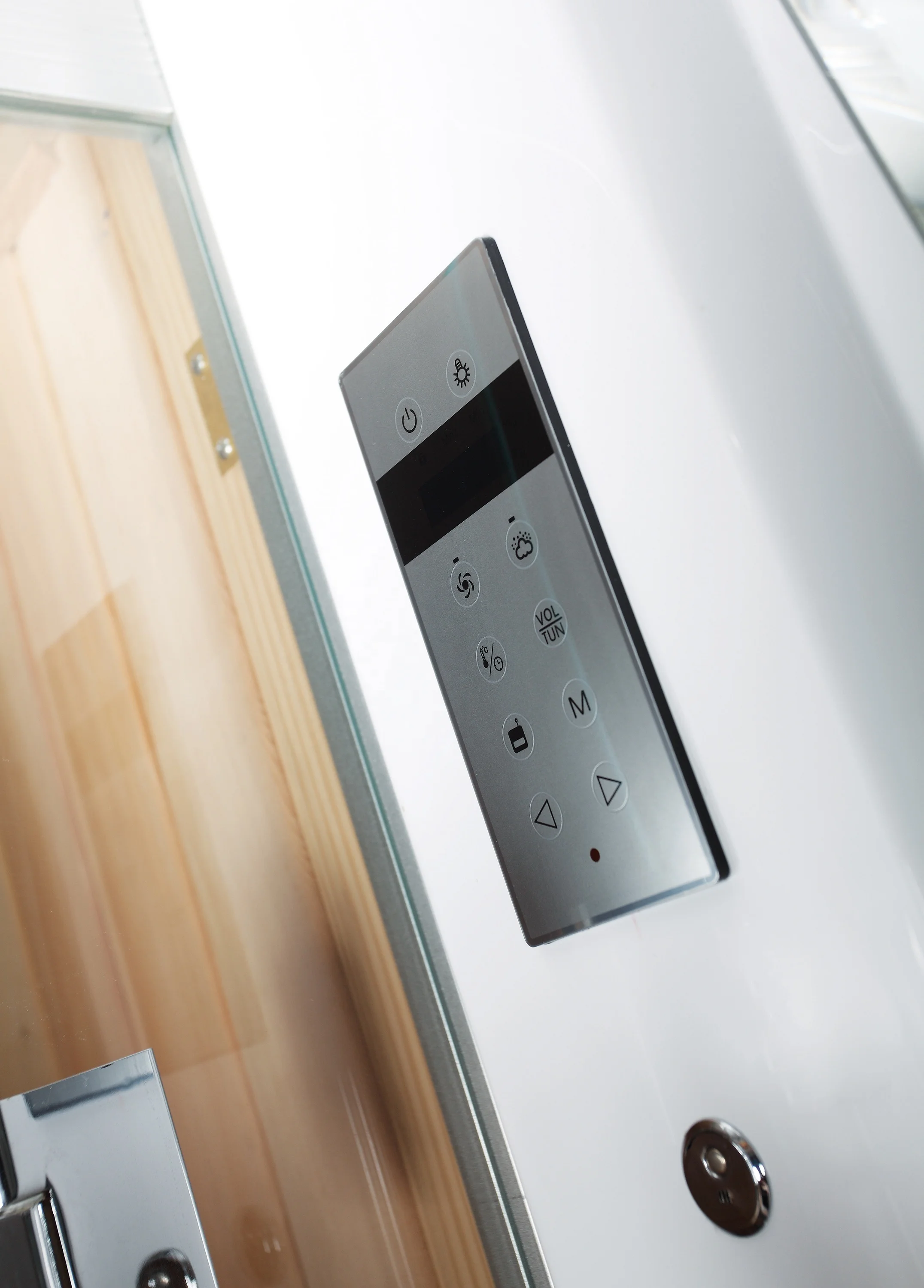 MEXDA Sauna Equipment Wet Steam 1-2 Person Sauna Steam Room Combination Indoor Shower Steam WS-180100-01