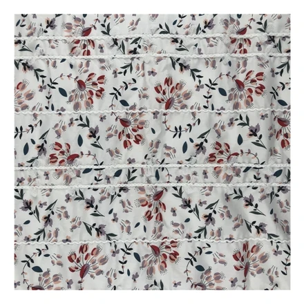 
New designs flower printed cotton fabric pure cotton fabric for dress clothing 