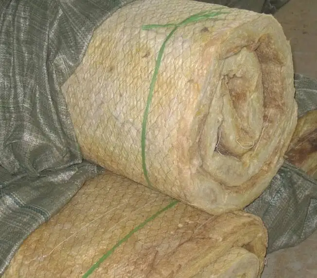 Fireproof Mineral Wool Blanket / Roll / Felt / Tape Insulation with Wire Mesh