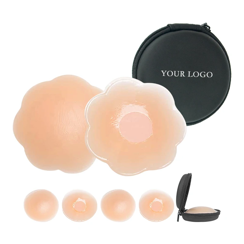 INVISFEEL High Quality Medical Grade Silicone mate Nipple Cover Invisible Nipple Sticker Breathable Thin cakes Nipple Cover