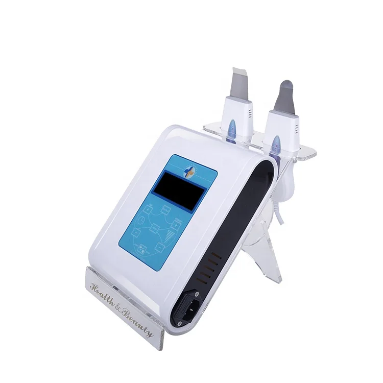 Portable Skin Rejuvenation Blackhead Removal Dead Skin Double Handles Ultrasonic Skin Scrubber Machine