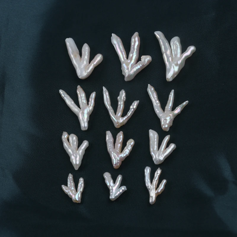 Original Chicken Claw Shape Baroque Genuine Pearl Beads Natural Freshwater Pearl Loose DIY Beads For Jewelry Making