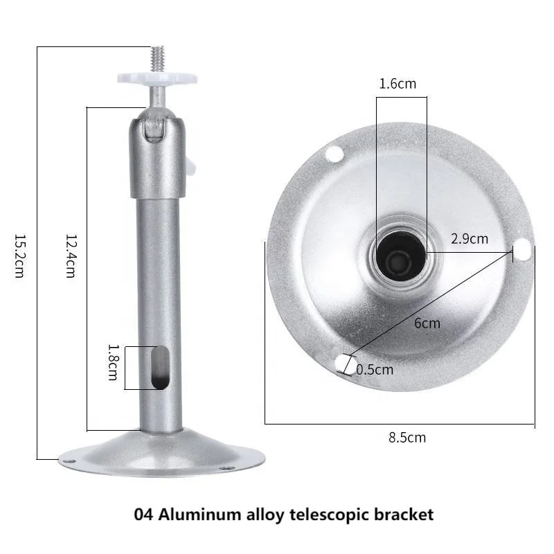 Universal Indoor aluminum alloy CCTV bracket and wall mounting bracket outdoor cctv adjustable bracket