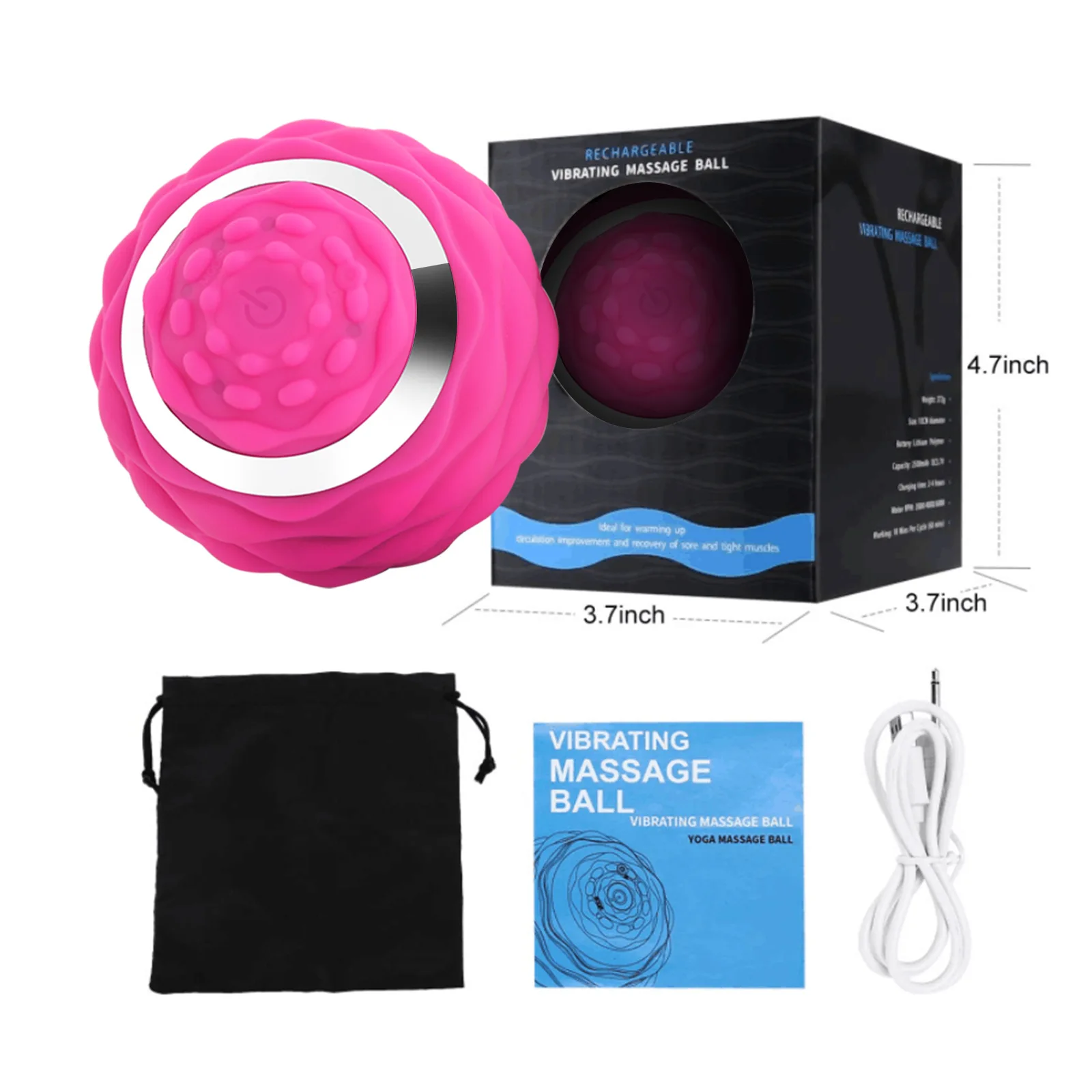 Muscle Relaxation Electric foam roller Fascia yoga vibrating massage ball