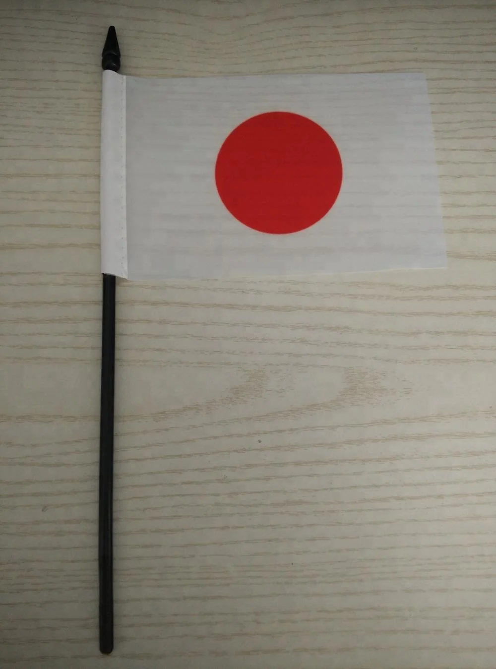 Germany Handheld Football Flag with Custom Logo and White Flagpole Promotional Item