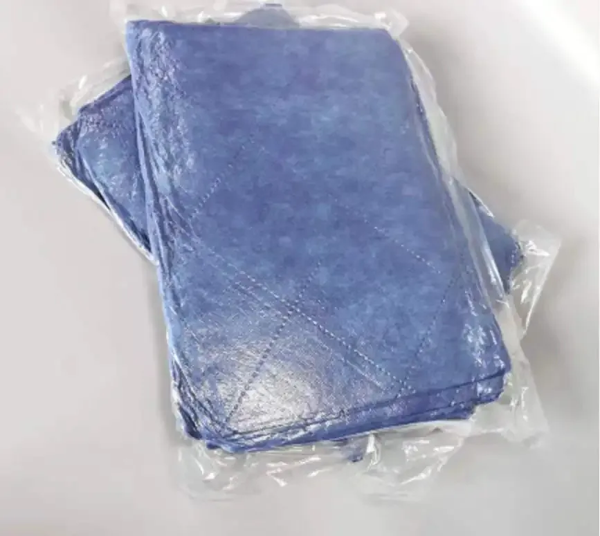 SJ Quilted Non woven Protection Moving Blanket Medical Disposable Patient Warming Nonwoven Blankets