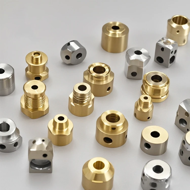 Dongguan Supplier of Aluminum Titanium Machining Services OEM Precision Metal Turning 3D Drilling Model Brass Customizable