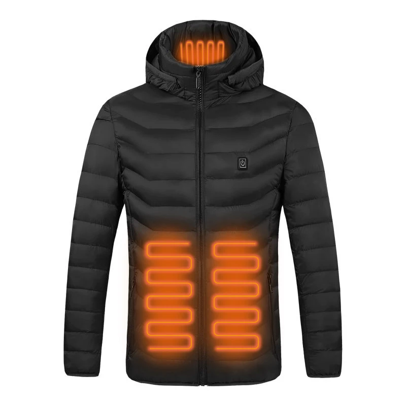 High Quality Custom Packable Puffer Cotton-padded Jacket Outdoor Ultra Light Heated Down Jacket Men