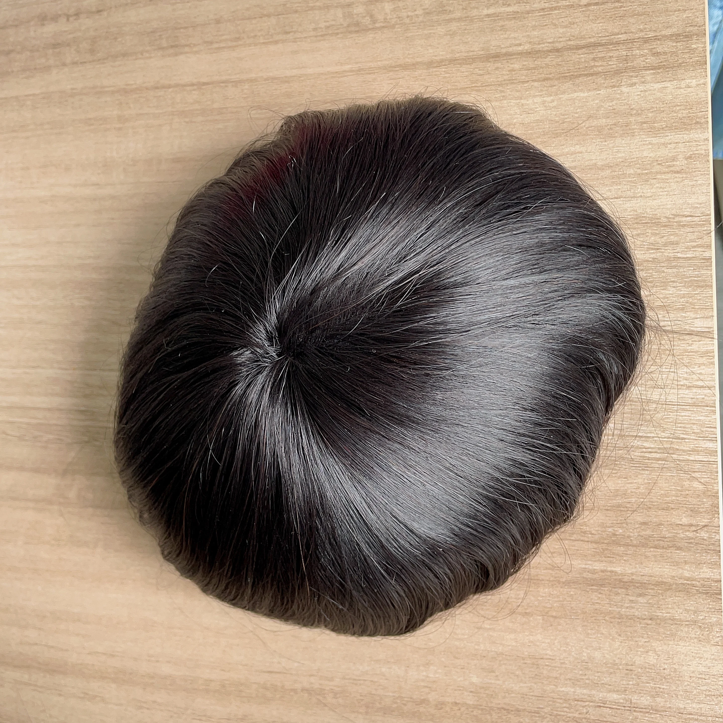 Factory hot sale high quality virgin cuticle aligned 100% human hair lace mens wigs super thin skin silk mono toupee for men