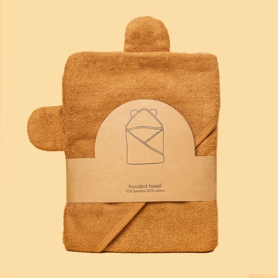 90x90 см супер мягкий 600gsm 70% бамбуковое 30% органический хлопок детское полотенце с капюшоном банное для новорожденных детей пончо
