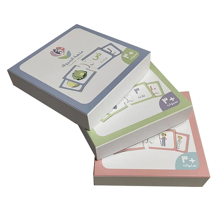 Wholesale Custom Kids Educational number and letter match puzzles